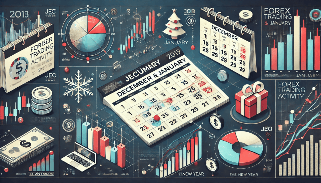 ترید در فارکس در ماه‌های دسامبر و ژانویه