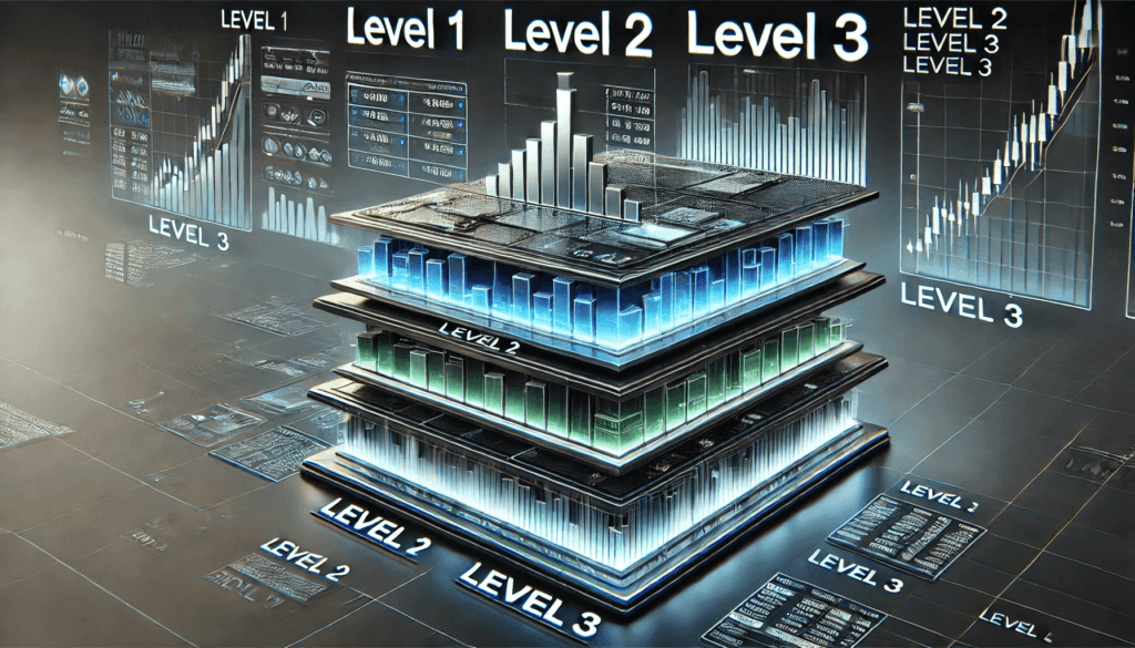 تفاوت Level 1، Level 2 و Level 3 در بازارهای مالی