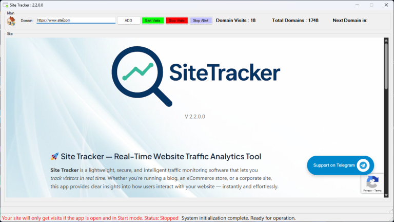 نرمافزار افزایش بازدید Site Tracker برای تحلیل و رشد ترافیک وبسایت